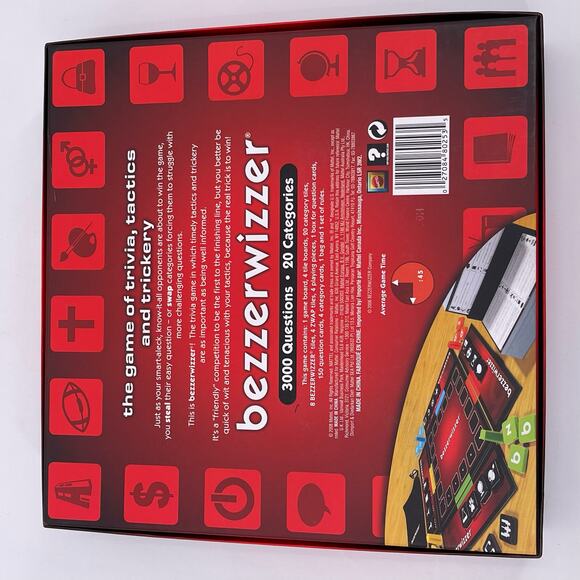 Bezzerwizzer Adult Board Game 2008 Edition Trivia and Trickery # R1886 COMPLETE - Picture 10 of 12